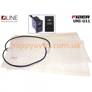 Встраиваемый подогрев сидений QLine Fiber UNI-U11 (2 сидения)